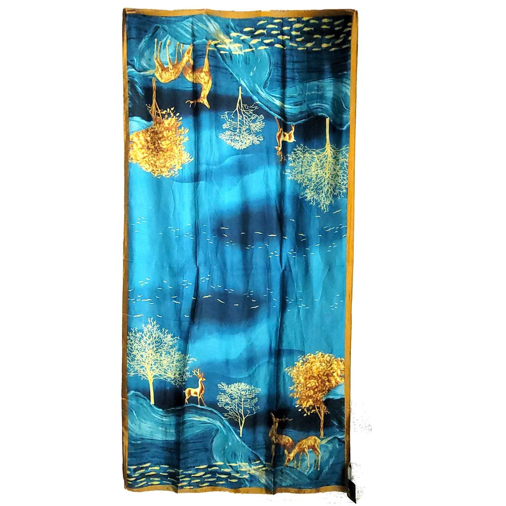 NWT Long Soft Scarf 34"x69" Rectangle Silk Feeling 100% Shawl Wrap 0239